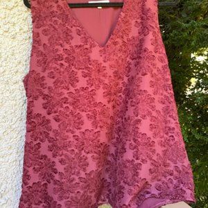 ALFRED SUNG Fully lined  XL dressy tank top